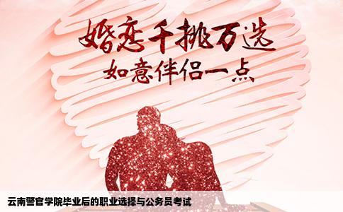 云南警官學(xué)院畢業(yè)后的職業(yè)選擇與公務(wù)員考試